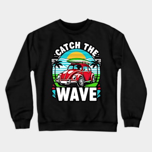 Catch the Wave - Surf Crewneck Sweatshirt